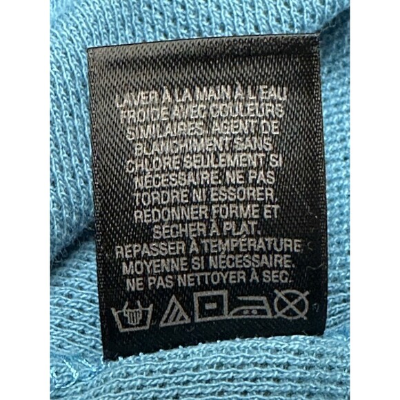 Marc Jacobs women size small Y2K puff short sleeve blue polo top cotton blouse - Picture 9 of 11